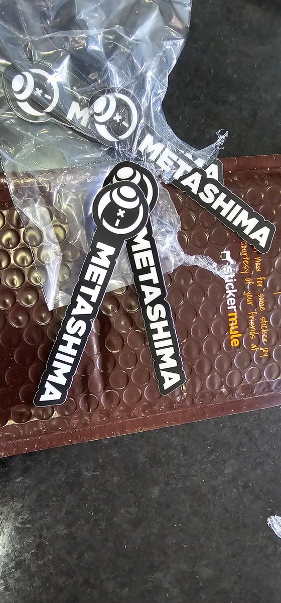 Well it worked.
I now have 10 <a href="/metashima/">METASHIMA</a> stickers and it cost me £1