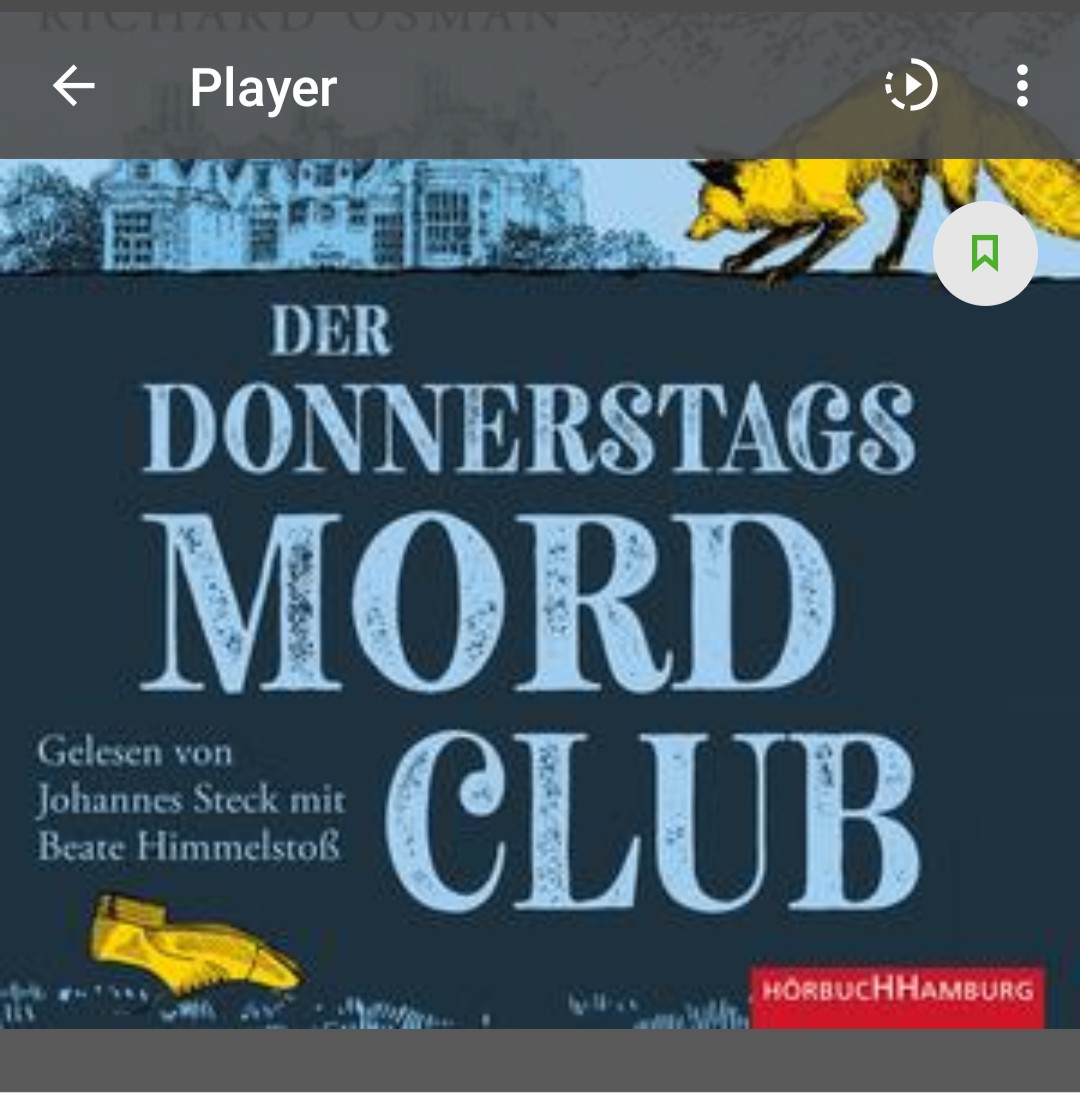 Nur Gutes von gehört bisher😊

Richard Osman - Der Donnerstagsmordclub

Jemanden töten ist keine Kunst.

Hör-#Buchbeginn <a href="/Buchbeginn/">#Buchbeginn</a> 📚🎧