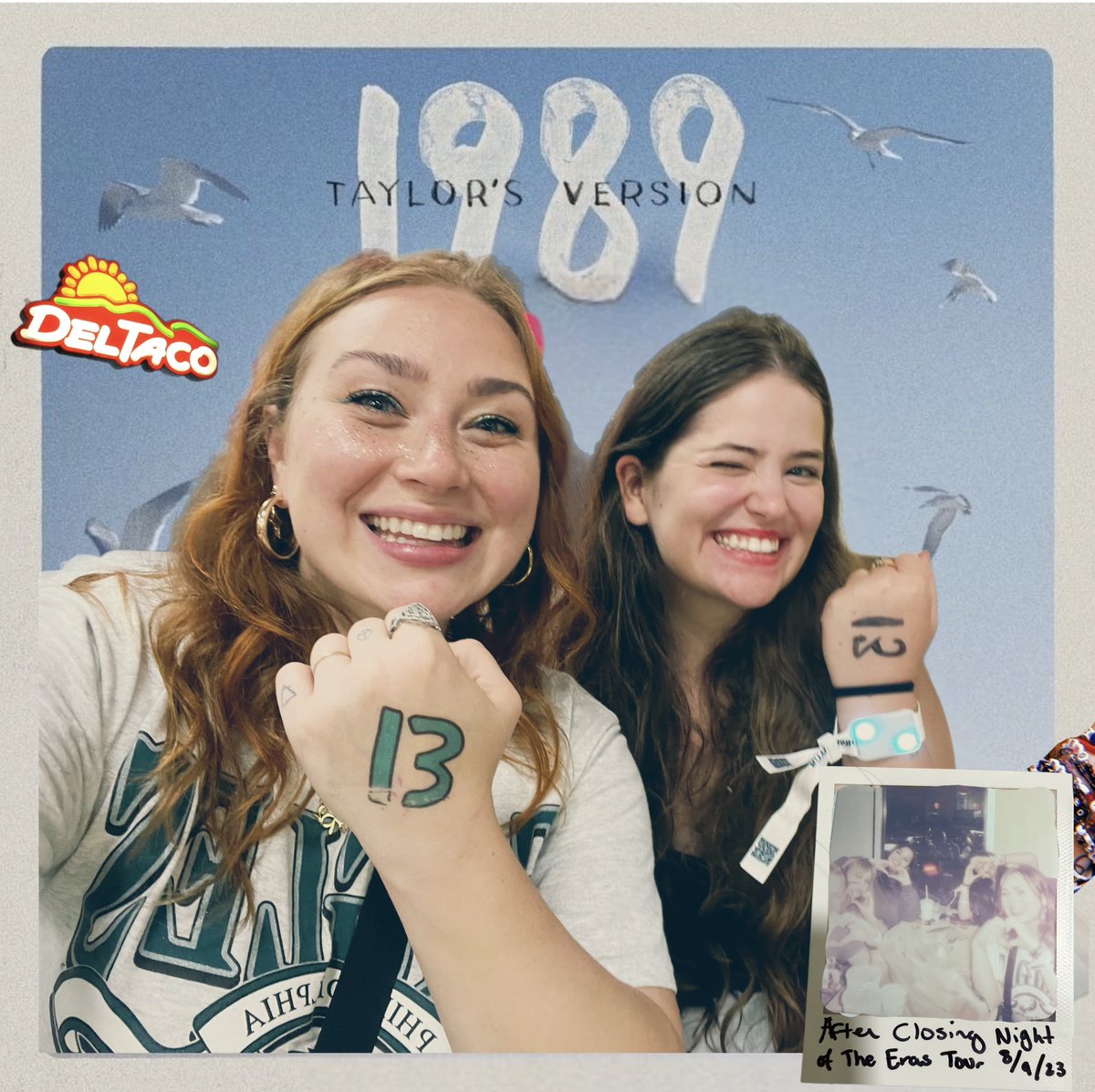 SavannahTrue's tweet photo. Huge shoutout 2 the work @ErasTourResell is doing getting tickets into the hands of fans! I'd been trying 2 score tix for my friend, finally got a reply but missed the dm 😭 She found another swiftie 4 the ticket but @BerkeleyWeir &amp; I hit it off anyway &amp; we're friends IRL now! https://t.co/H7uj1v1xg9