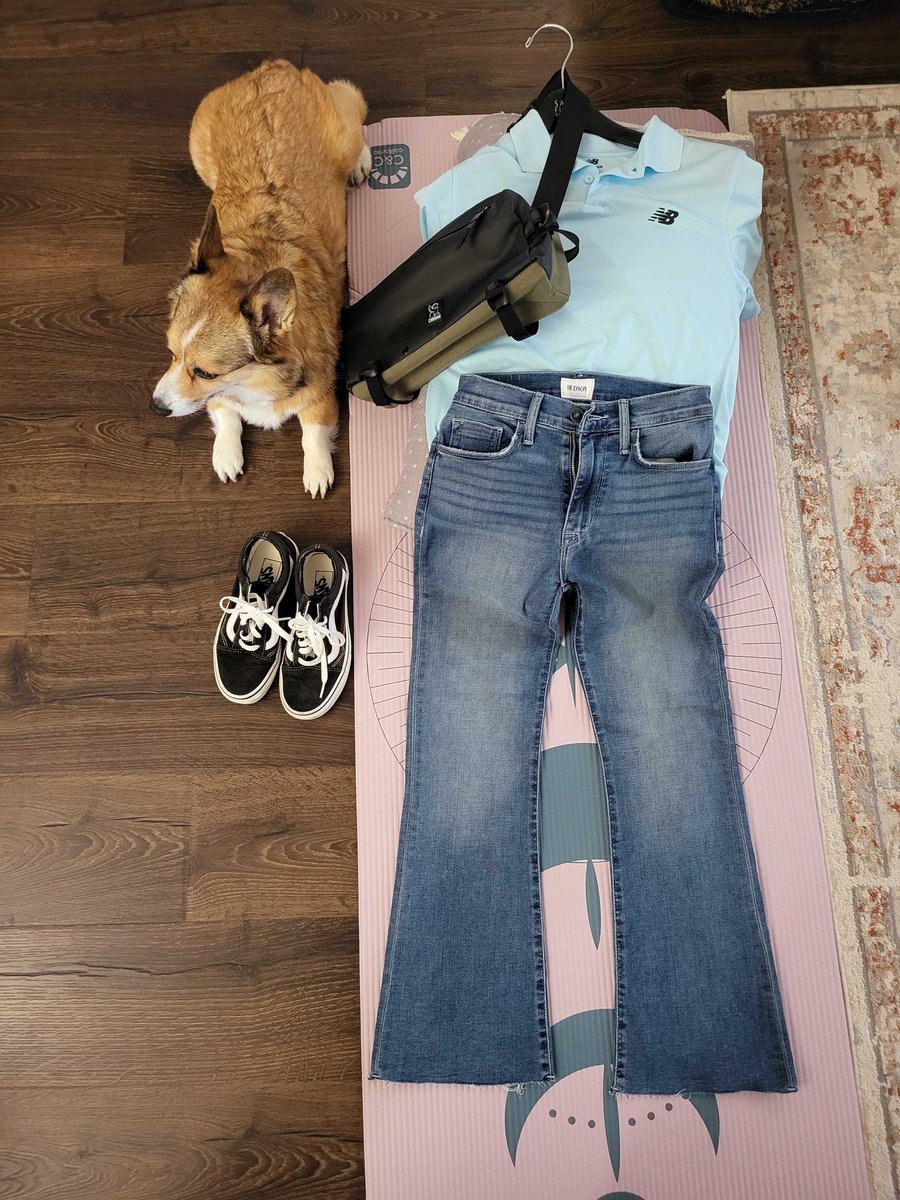 bohyeonan1's tweet photo. Express Yourself through Style! π #SanFrancisco vibes today : low-rise boots cut denim, light sky blue polo shirt, Vans sneakers, and my trusted #Chrome SF #slingbag. Show us your City's Fashion too! πππ #FashionInspo #YoitStyle #DailyStyle #FashionTech https://t.co/nyRIdxIYIE