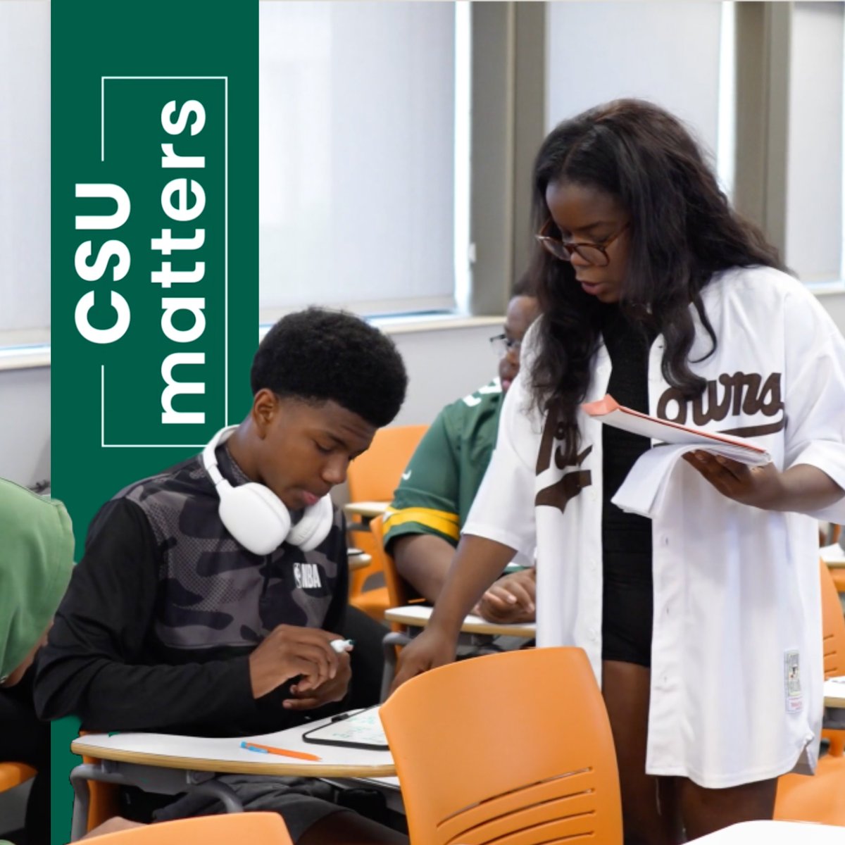 CSU_President's tweet photo. Thanks to Dr. Carol Phillips-Bey &amp; @mathcorpsCLE, middle and high schoolers have so much fun at @CLE_State learning math over the summer! By the end, they've learned how to support each other and be role models. https://t.co/1MhQeAuVwZ #csumatters #weareclestate https://t.co/6rZ6meANxr