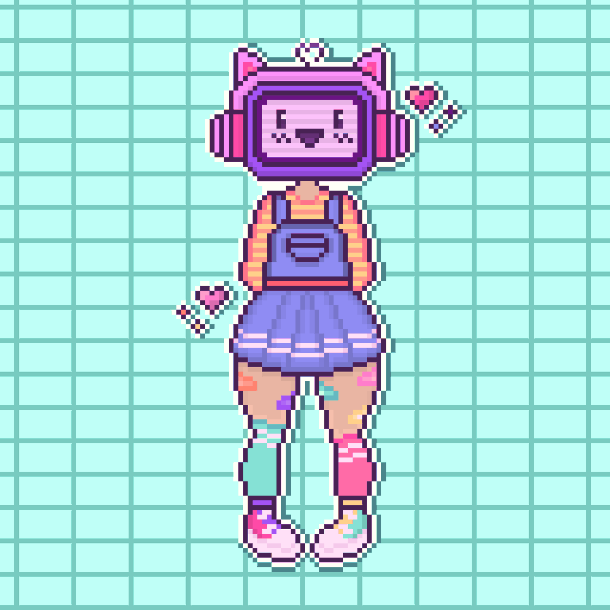dananarts's tweet photo. Tv girl💫

#pixelart #pixelartist https://t.co/0YroMFDn6d
