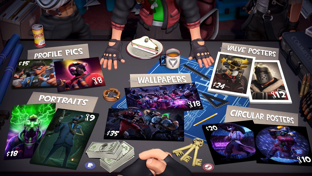 FarLegendsSFM's tweet image. We're back in business!
Gaze upon this fine selection of my shiny wares and make your choice!
Retweets (or reposts lol) are extremely appreciated!💜
Steam version with additional details can be found in the replies!