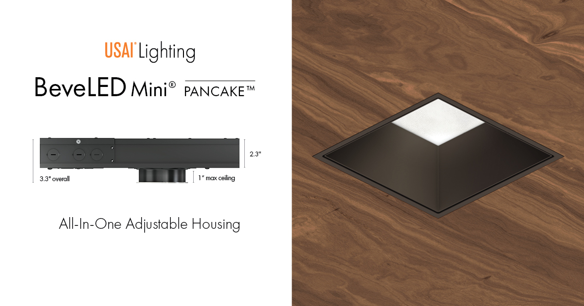USAILighting's tweet photo. BeveLED Mini® Basic PANCAKE™. The thinnest high-powered, all-in-one, adjustable, recessed light fixture – ever.

https://t.co/XavcPg5vqY
.
.
.
#beveledmini #pancake #shallowhousing #freshproduct #ledlighting #recessedlighting #productinnovation https://t.co/BMmhC1pL3Z