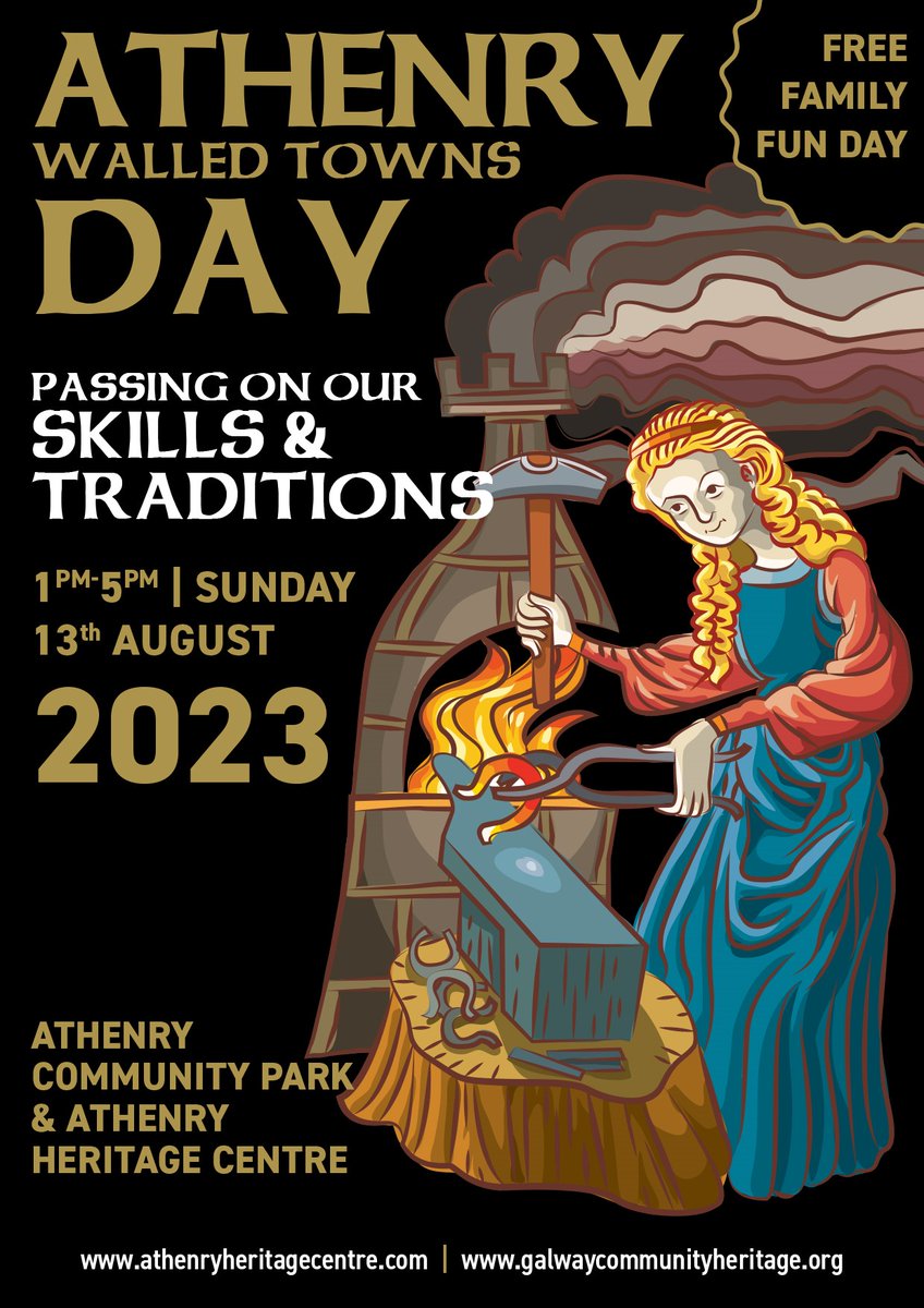 SilverBranch_'s tweet photo. Athenry walled town day! Passing on our skills and tradition. #HeritageWeek2023 https://t.co/CI3DHkfoAt
