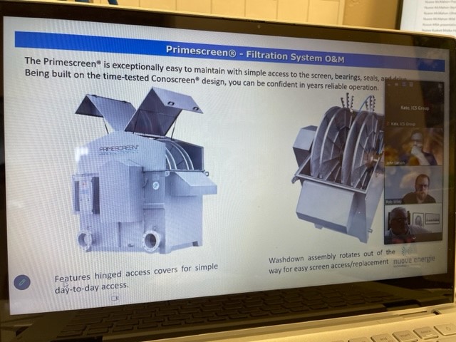 ICSGroup4's tweet image. Does your primary treatment system look this cool? Probably not. 

Connecting with engineers near and far with our virtual meetings!

#nuoveenergie #primescreen #primarytreatment #wastewaterwebinar