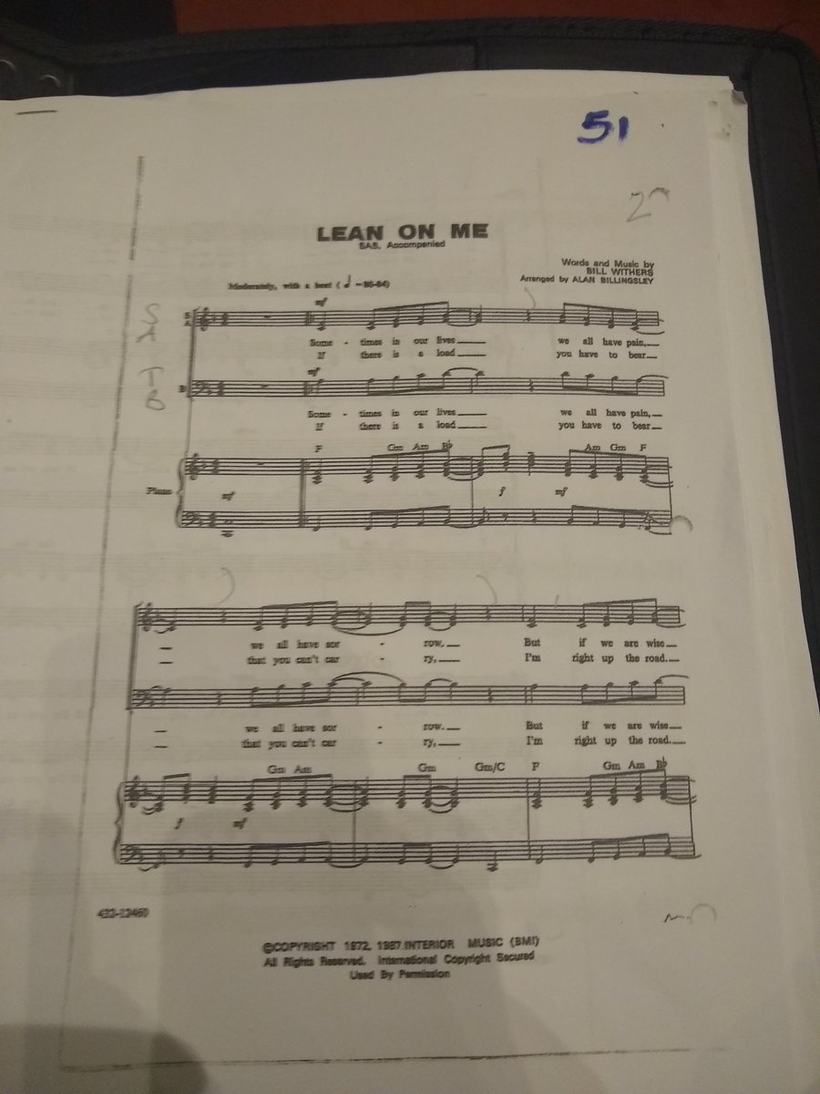 Very timely to add this to the choir's repertoire after some of the conversations I've been having with #NHS colleagues in recent weeks
<a href="/tgmvoices/">TheGreaterMancVoices</a>