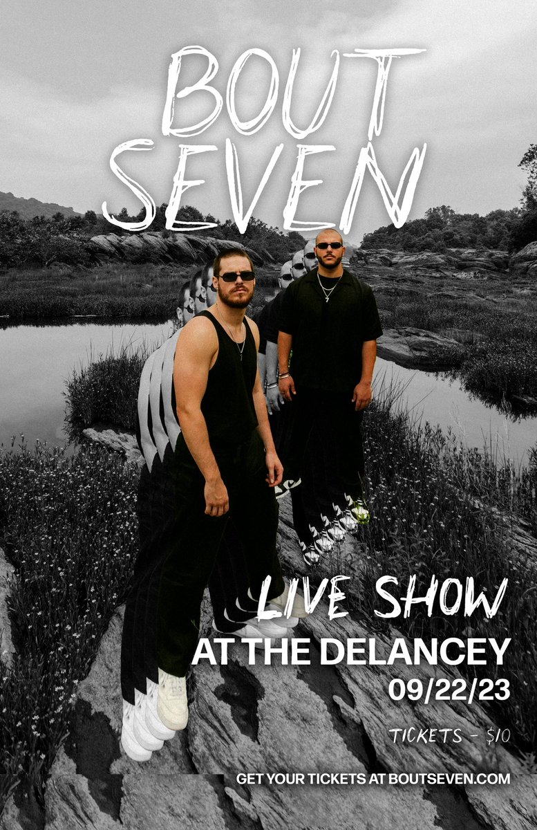 BoutSeven's tweet photo. We live baby!! #nyc #thedelancey 
Tickets in our bio https://t.co/cHzByAIkoh