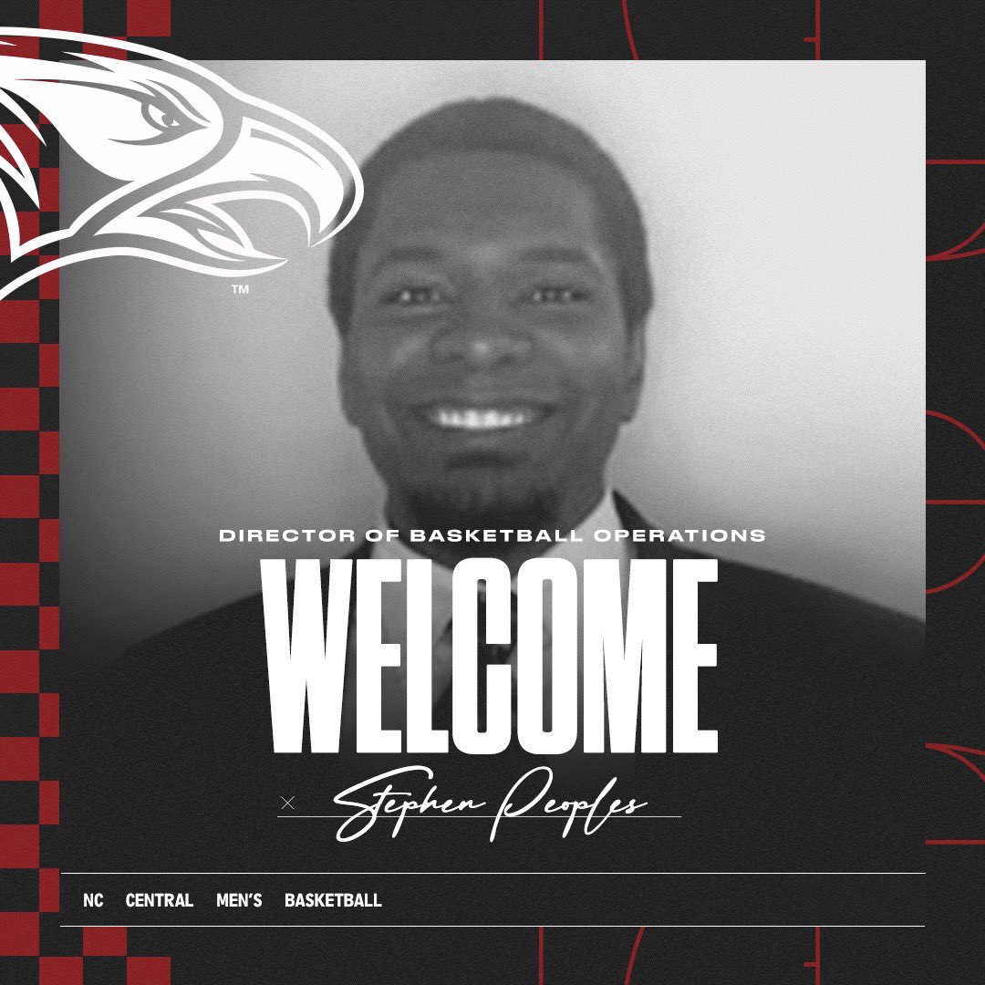 🗣️🗣️Eagle Nation

Join us in welcoming our new staff member, Stephen Peoples!

Stephen Peoples(<a href="/CoachSPeoples/">Stephen Peoples</a>) is joining our staff as the Director of Basketball Operations. He was previously the Director of Basketball Operations at Austin Peay State University!

#EarnedNotGiven
