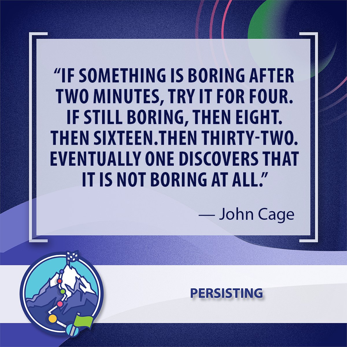 benakallick's tweet photo. What have you found to be more interesting, the more you examined it?

#quote #persisting #habitsofmind https://t.co/d6n3j1ol1u