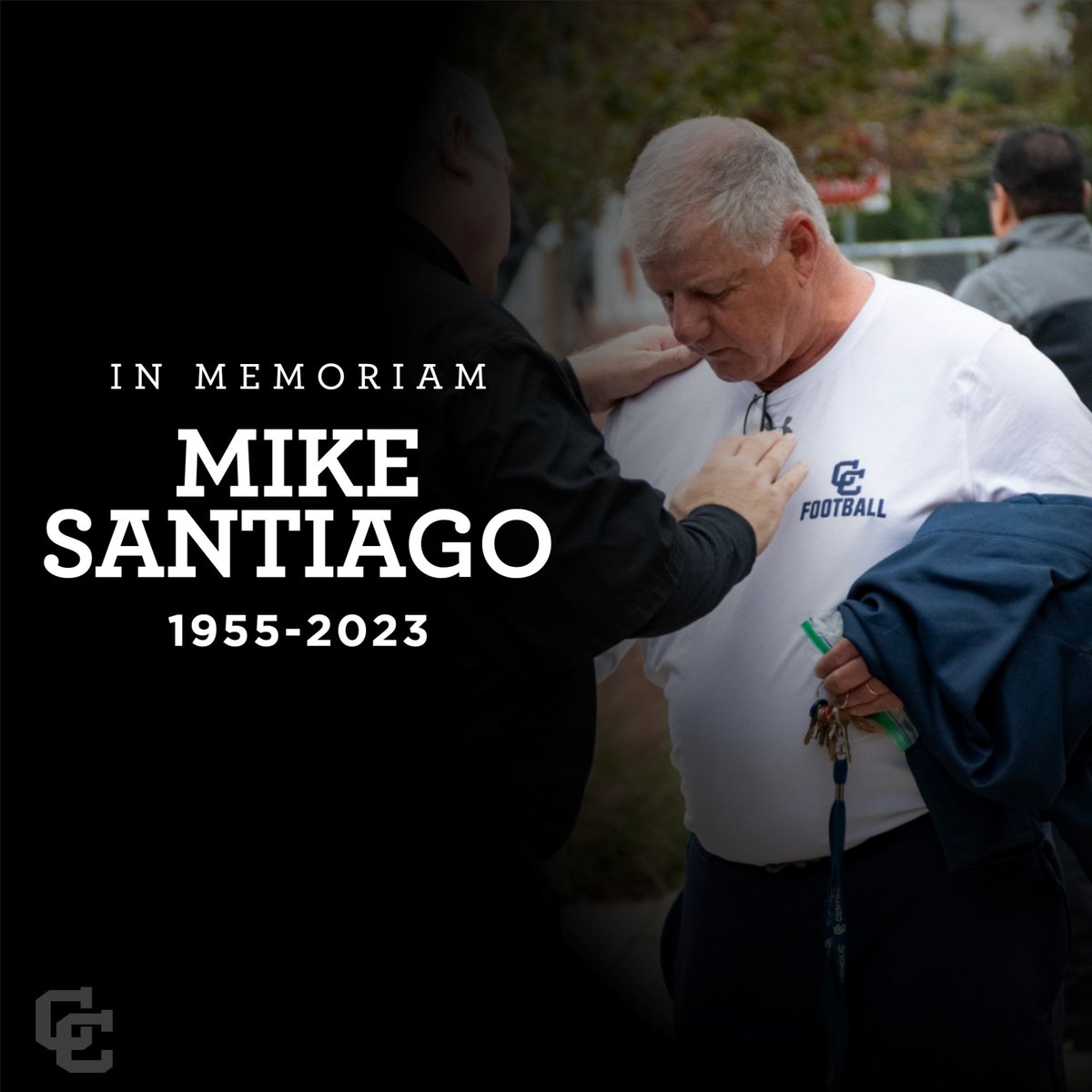 Rest in Peace, Coach. 

"Coach Santiago passed away peacefully in his home early this morning, surrounded by his family... He will be missed dearly by all. May perpetual light shine upon him." 
- Jason Longoria '96
President
Central Catholic High School

#WLH