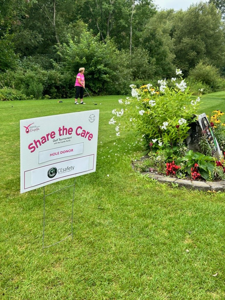 CEsafety was thrilled to sponsor a hole today at the Breast Cancer Action Kingston golf tournament.