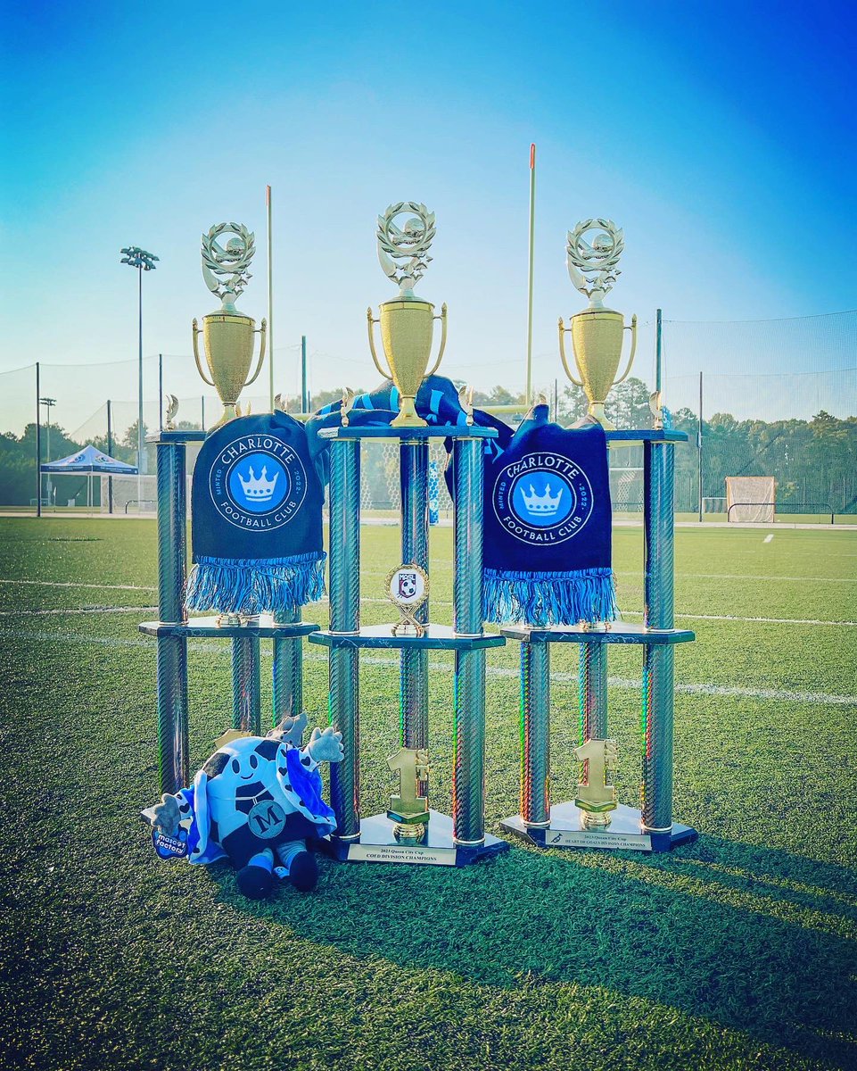 QueenCityCup's tweet photo. Big shoutout to @CharlotteFC coming out to the Queen City Cup - always great to grow the game of soccer through adult soccer and our favorite MLS club!
#ALLforthecrown #forthecrown #porlacorona #thanksfortheswag https://t.co/ZXu3nbPfGj