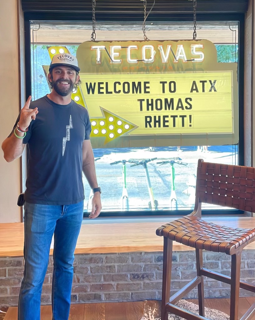ThomasRhett's tweet photo. Got to visit the @tecovas store in Austin and see the collection in action!! There’s still some pairs of all styles available, so don’t miss out on getting yours! 🤘⚡️ shop the collection: https://t.co/KZZJ8v4IWp https://t.co/mx7JFRKirl