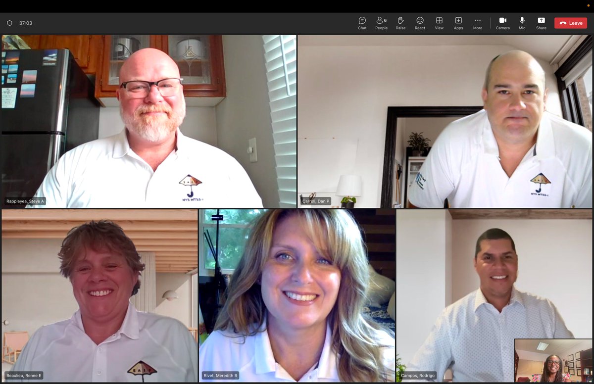 Appreciation Post!! Beyond grateful for my TEAM. We/You worked hard to curate an amazing educational experience for New York stakeholders. As Meredith says "I am happy to come to work because, I get to work with you people." Thank you for all your HELP!! #NYSEDMTSSI