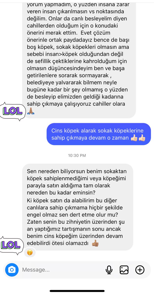 asyaisback's tweet photo. Bu korkunc olay uzerine yaptigim paylasima cevap geldi..

Ve anladim ki siz gercekten kor cahil bi kopek sevicisiniz yani bunun baska aciklamasi yok. Tekrar soyluyorum, umarim azalarak bitersiniz. https://t.co/ZWPrcX0sBD