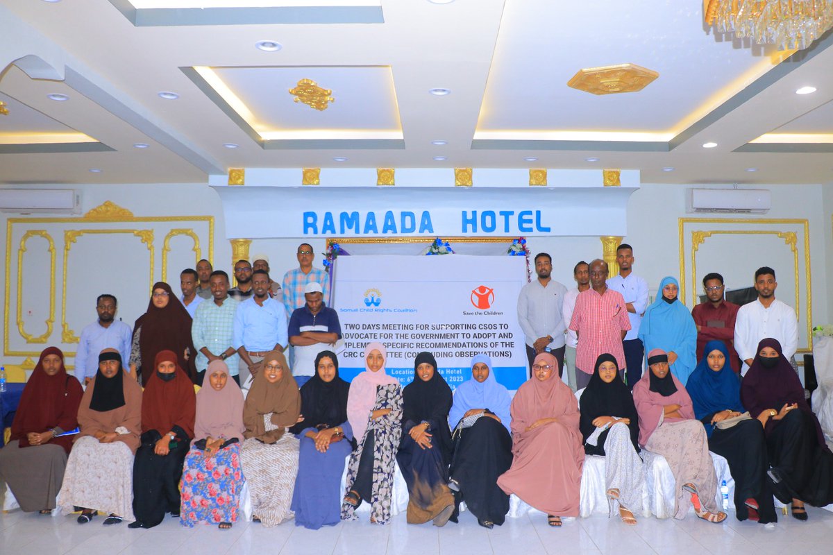 somalipeaceline's tweet photo. Representatives from #SPL including the #ED, #DrDini, participated in a two-day meeting organized by the @coalition_right. to support #CSOs in advocating for the government's adoption and implementation of specific recommendations from the CRC committee's #concludingobservations https://t.co/wOrAZVlYtQ