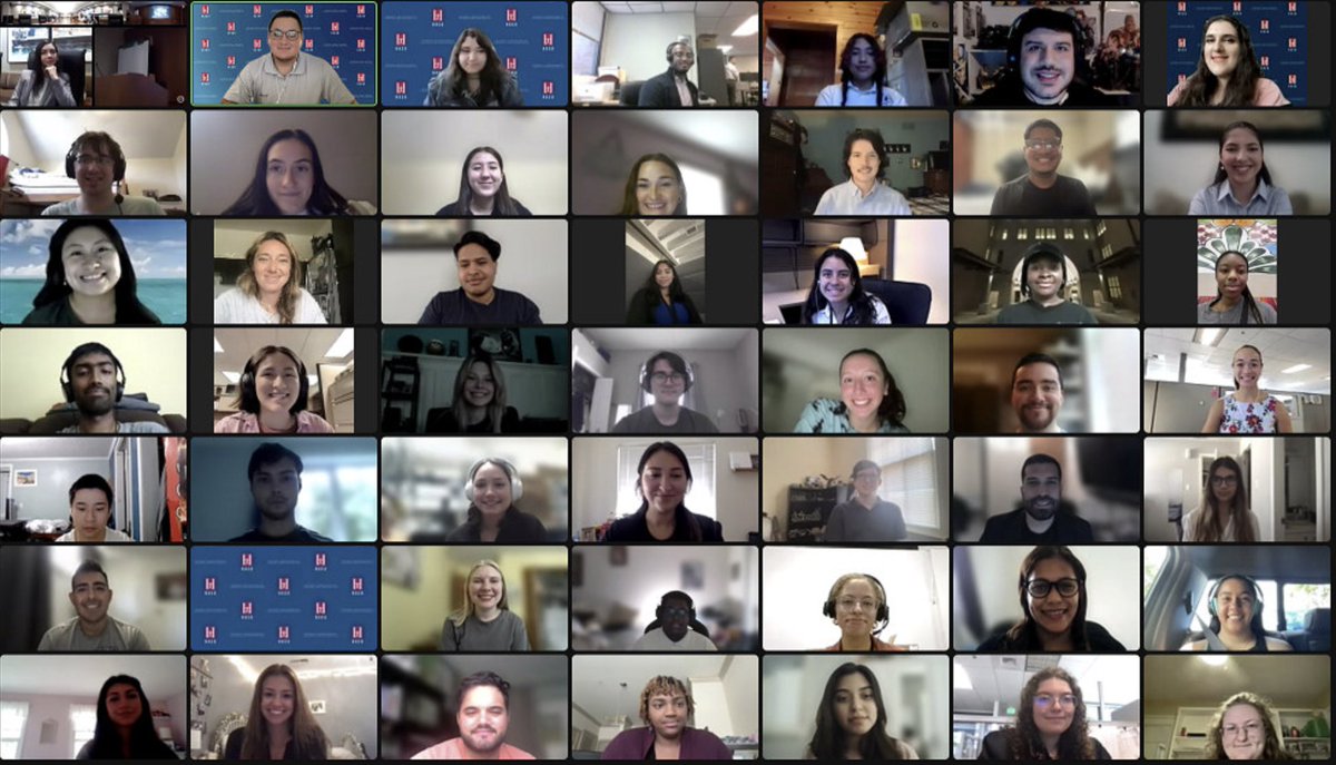 HACU bid farewell to its 2023 summer #interns with a virtual ceremony held on Aug. 10, 2023. The participants were undergraduate and graduate #students who served internships with federal agencies across the country. #InternWithHACU bit.ly/45nD0jv