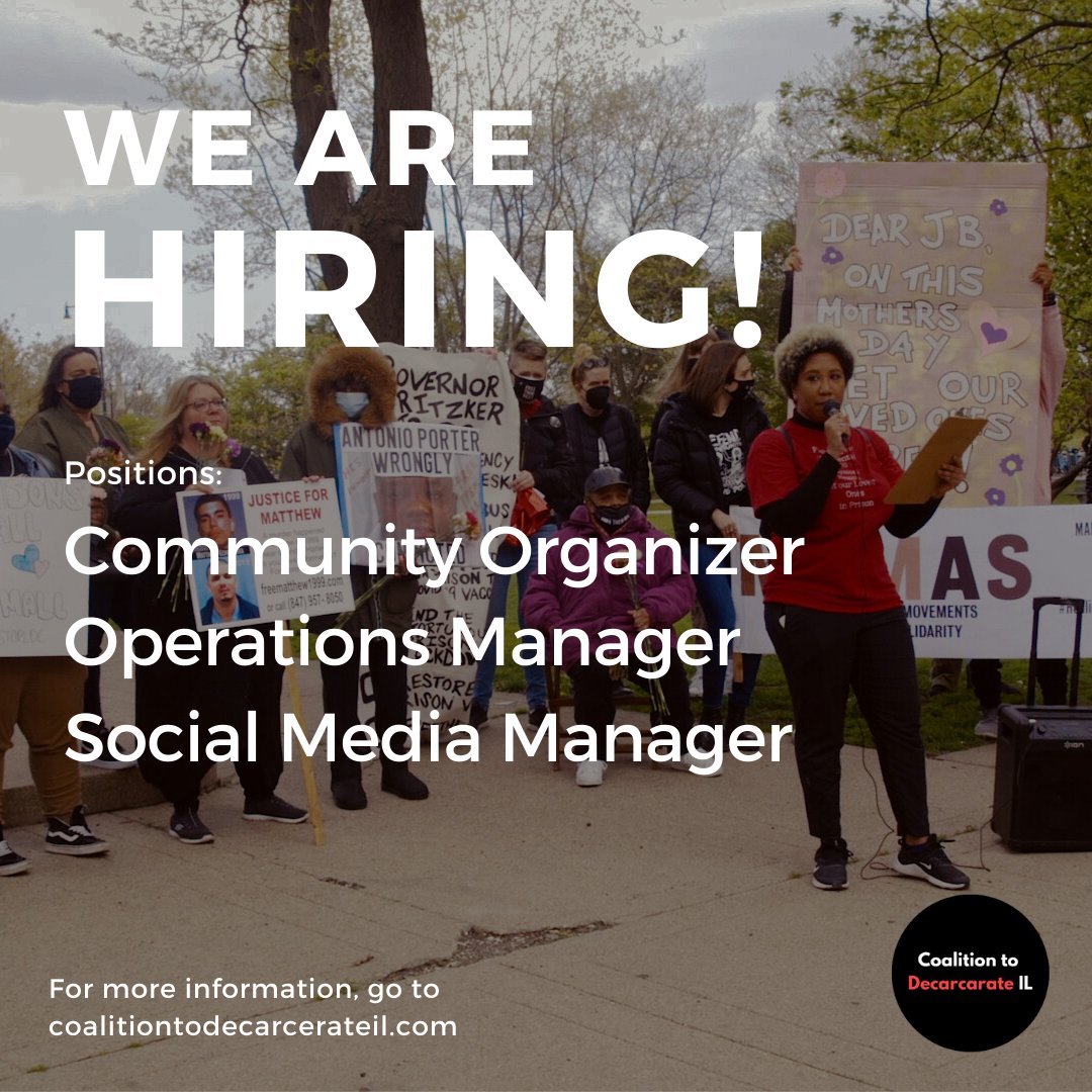 Coalition to Decarcerate IL tweet media