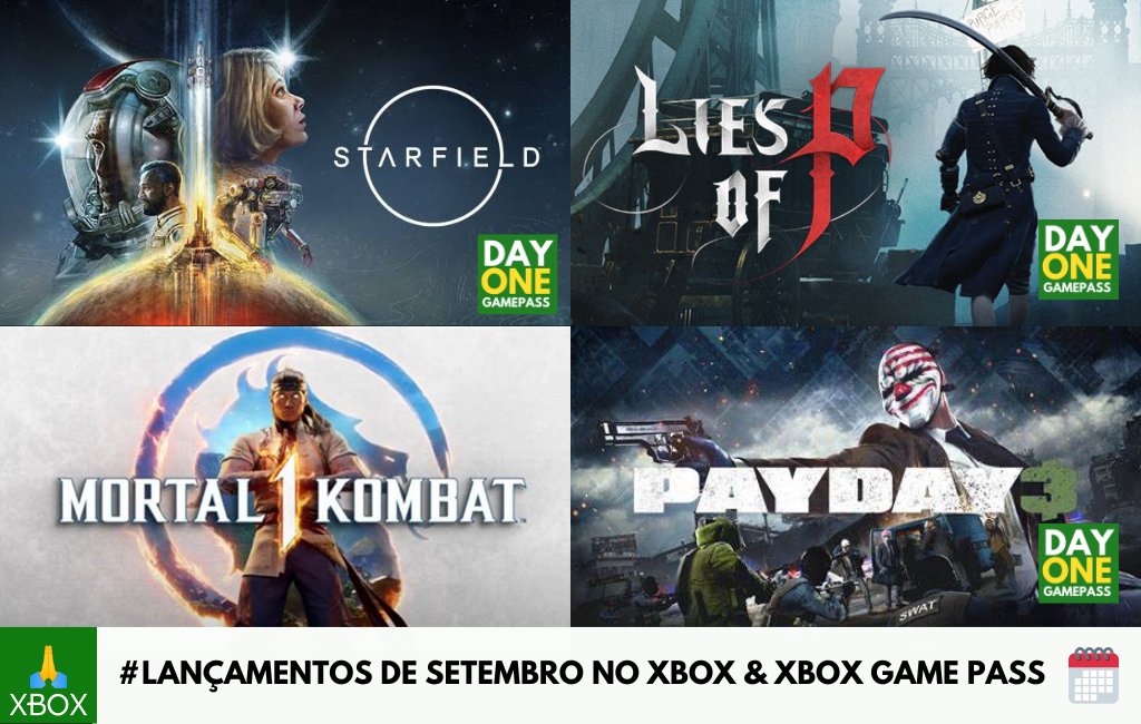 O que jogar em setembro de 2023: Starfield, Mortal Kombat 1, The Crew  Motorfest e mais