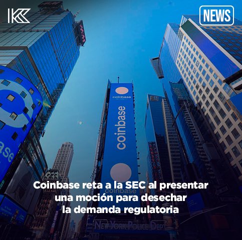 KiiChainio's tweet image. ¡Batalla cripto! 💥 

El gigante exchange de criptomonedas lanza una audaz moción para desestimar la demanda regulatoria de la SEC sobre su plataforma de préstamos. Argumenta que no ofrece valores registrados y defiende la transparencia en sus términos. #CriptoNews #Coinbase #SEC