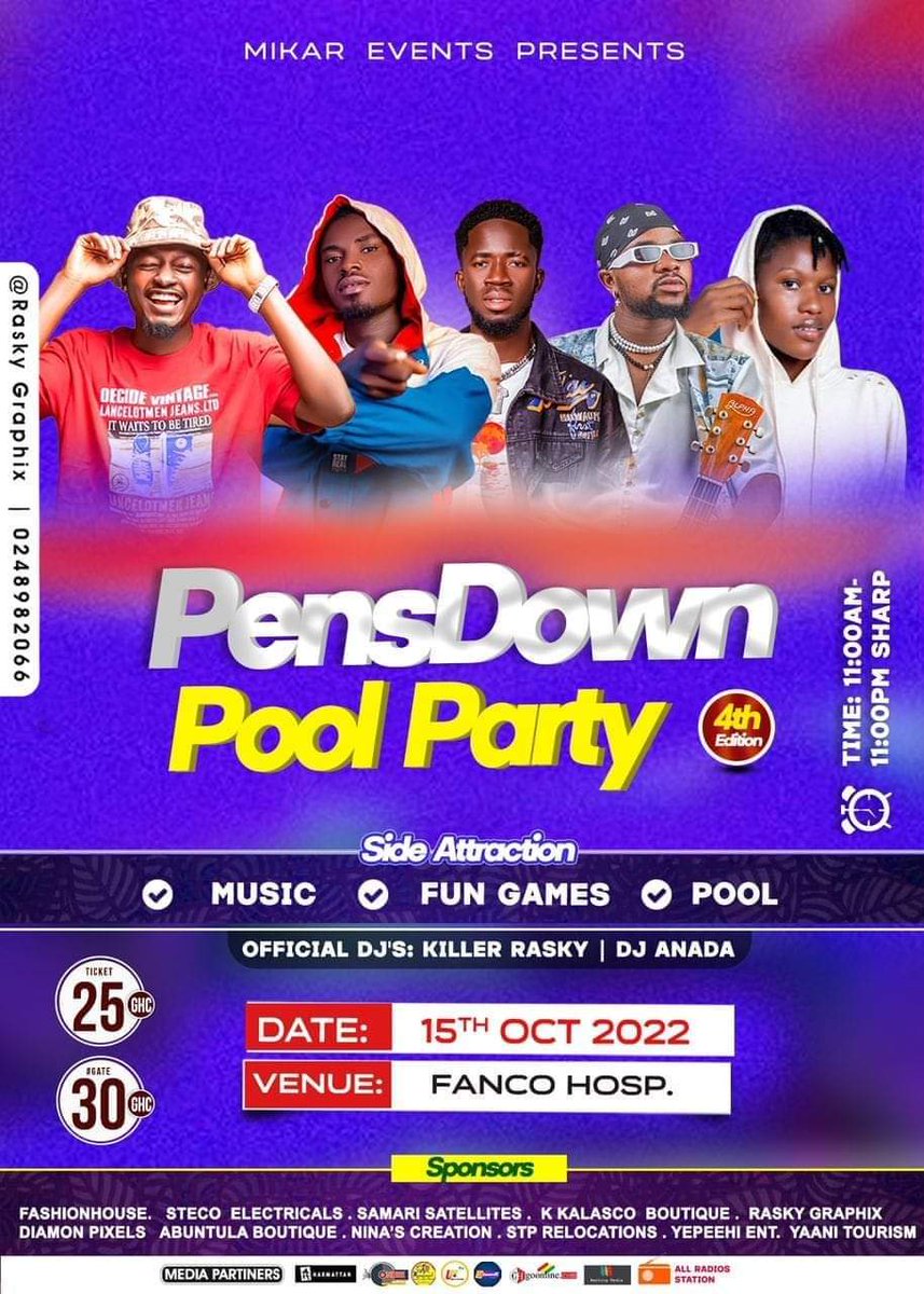 NomboSubur's tweet photo. "PensDown" Pool Party is DOWN👎

A series of Pool parties Targeted at Underaged Children (BECE Graduates) has been Banned by the Overlord of The Wala State.

Thank you Wa Naa,
Thank you Pognamine,
You Care for your Children,
You Care for us all. Y3 BARIKA!

#BECE
#childprotection https://t.co/Fn6kBx4Zqo