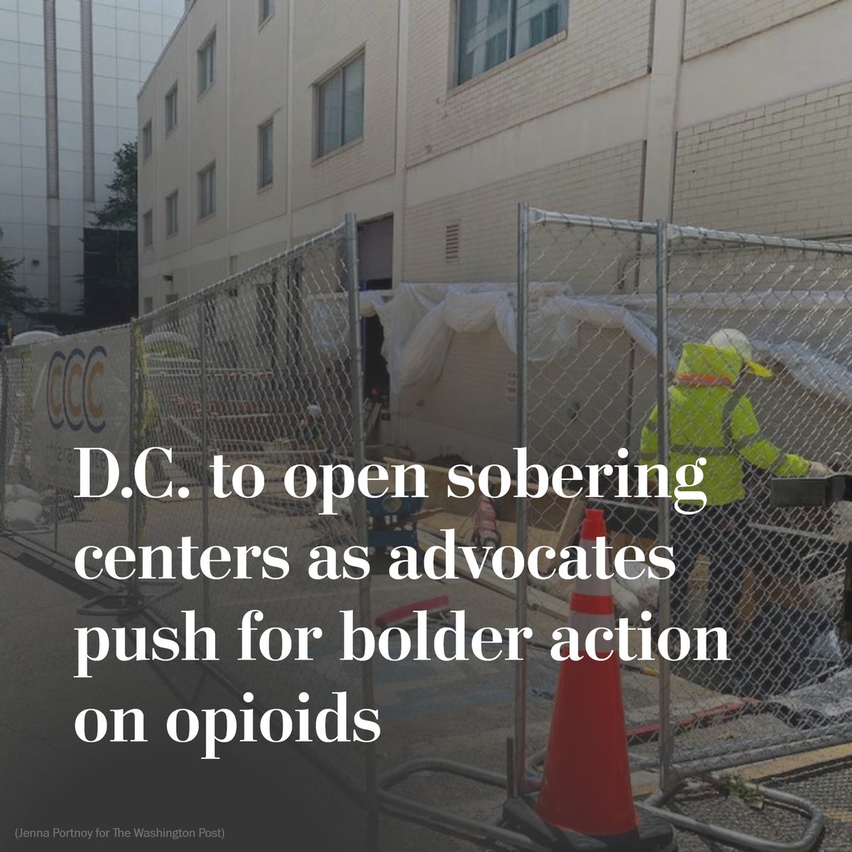Under pressure to enhance the city’s response to an escalating opioid crisis, the administration of Mayor Muriel E. Bowser is preparing to open the first of two sobering centers designed to divert drug users from emergency rooms and jail cells. wapo.st/3Yw0fFZ