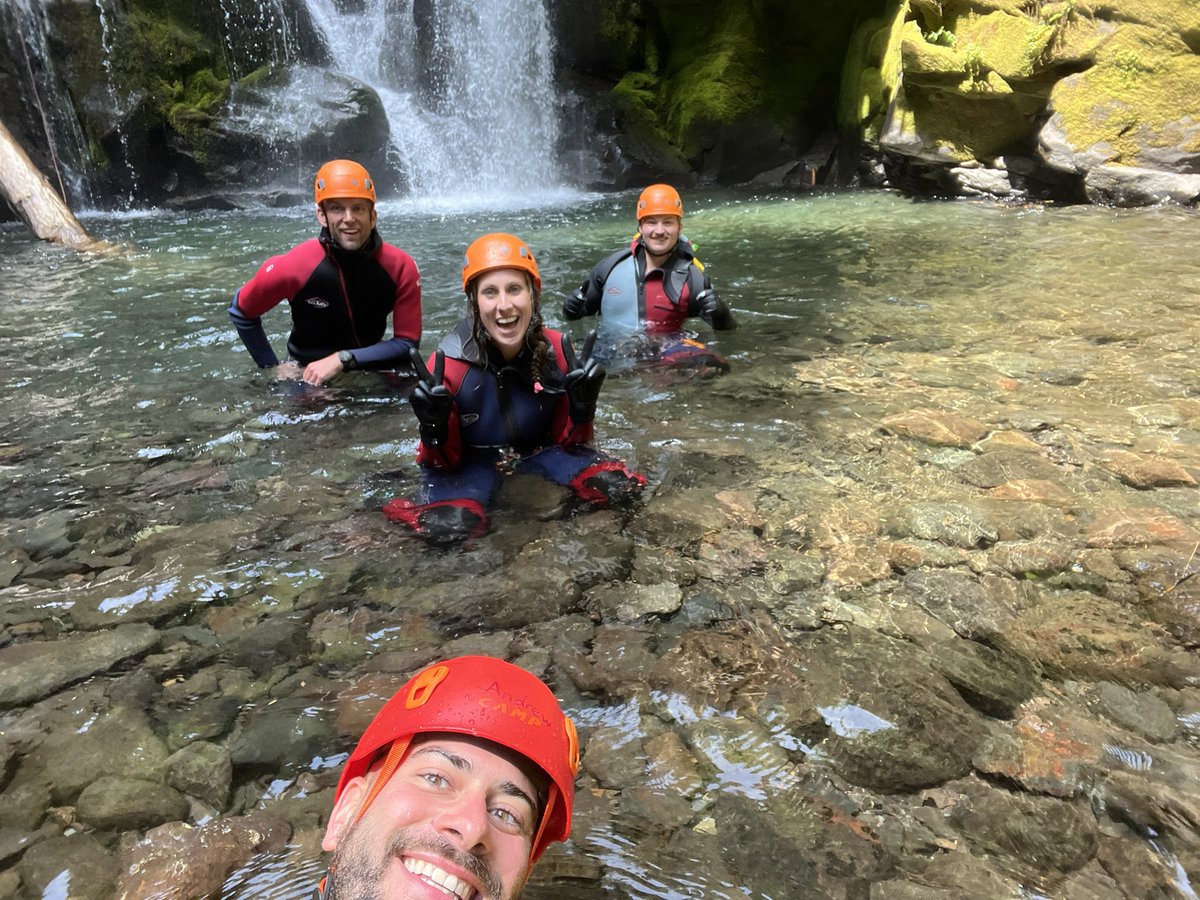 JGoodyPDX's tweet image. This week’s #LetsGetOutThere was a first for me. Have you ever rappelled down a waterfall?! We’ll take you to the @GPNF for some canyoneering with Cascade Canyon Guides! @KGWNews