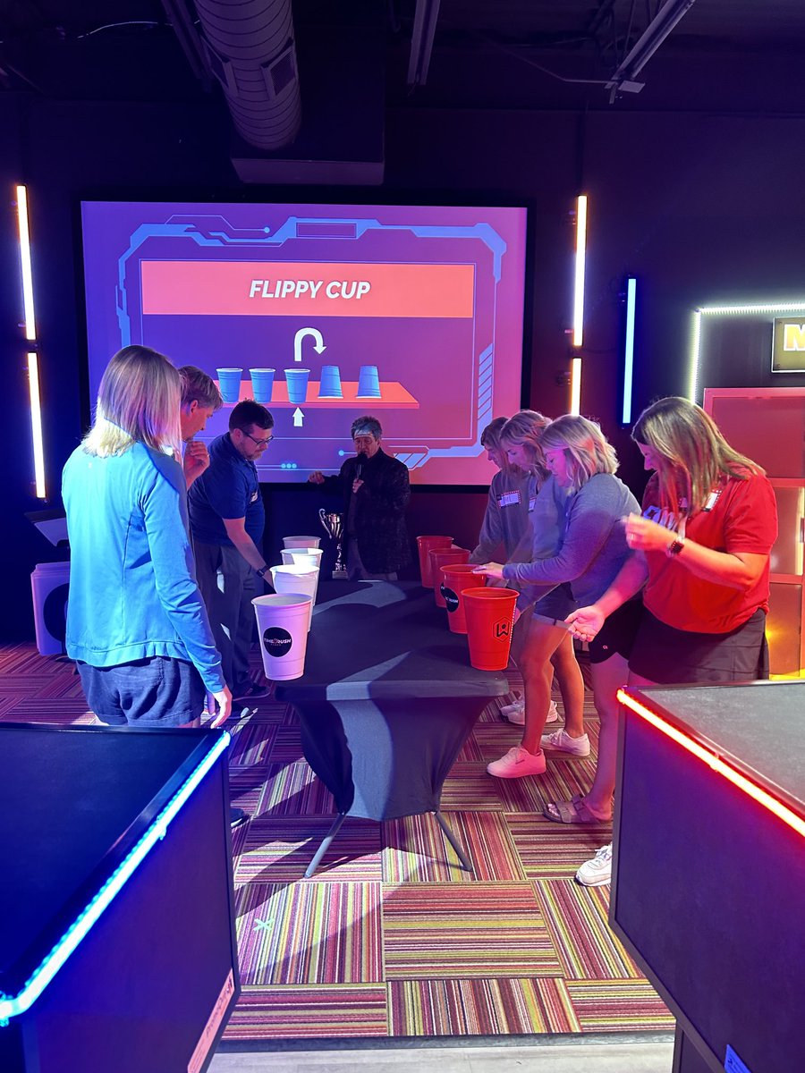 FTMSJaguars's tweet image. FT staff had a blast at the Game Show Battle today! We are excited to welcome 6th grade tomorrow and all students on Monday. #jagpride