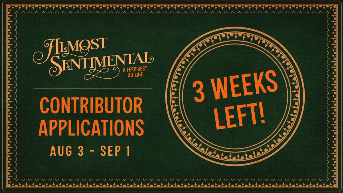 Almost Sentimental: A Ferdibert AU Zine tweet media