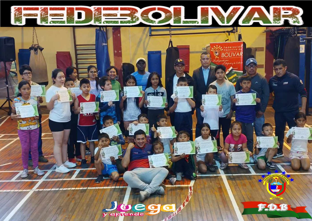 fedebolivar_ec's tweet photo. Con mucho éxito culmino la clausura de las colonias vacacionales “Construyendo Talentos”, acto que se llevo acabo en el polideportivo de la institución, donde contamos con la presencia de nuestras autoridades de Federación Deportiva de Bolívar. https://t.co/uMyJ9L49yb