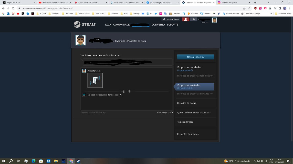 canelao_fps's tweet photo. Hoje fiz uma negociação maneira com uma empresa antiga de vendas e upgrade de skin do CS.
Estou falando da @Neshastore https://t.co/ovP5cLhS31