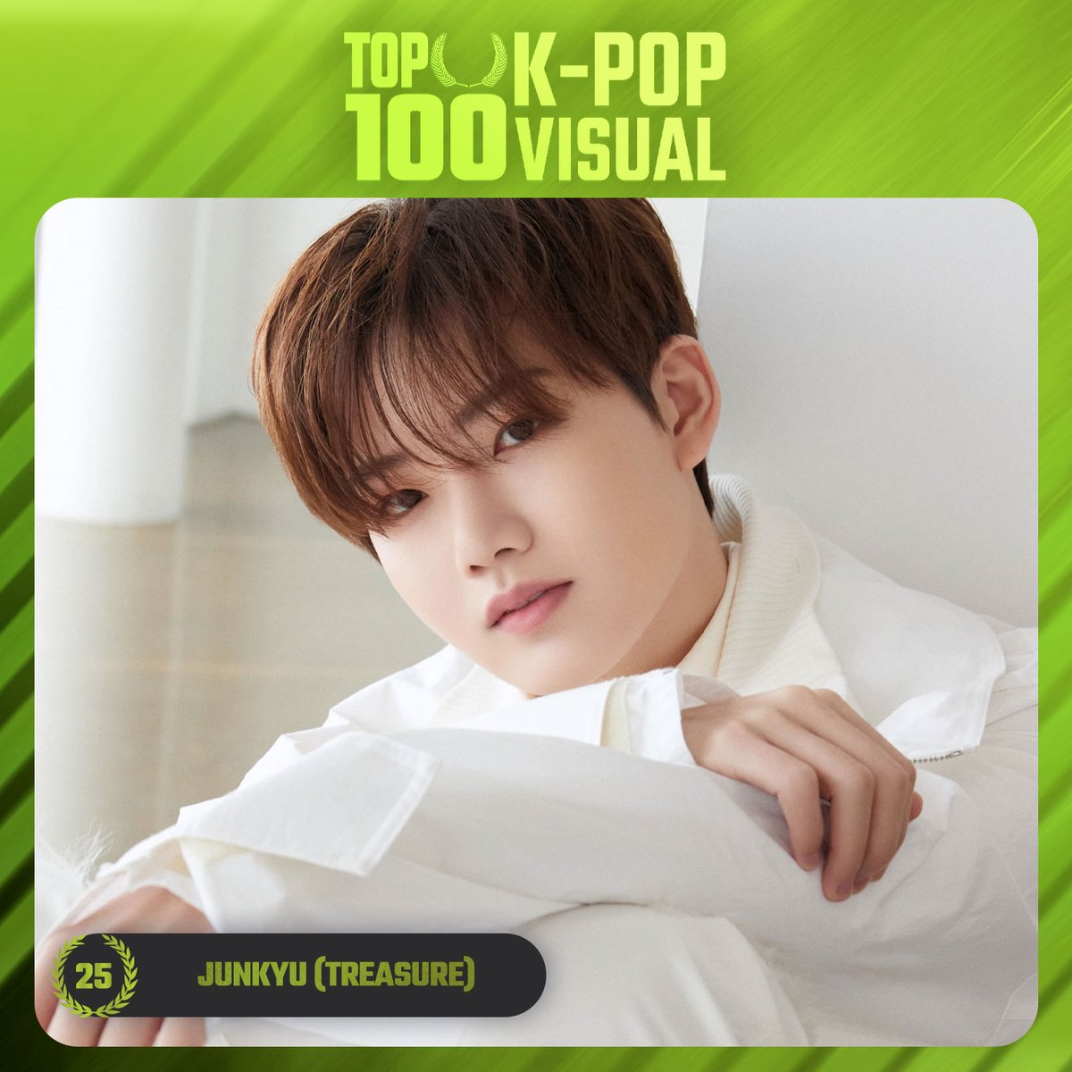 TOP100KPOP's tweet photo. TOP 100 – K-POP VISUAL

#25 Junkyu (#TREASURE)

Congratulations! 🎉 https://t.co/WQDkoK5tVb