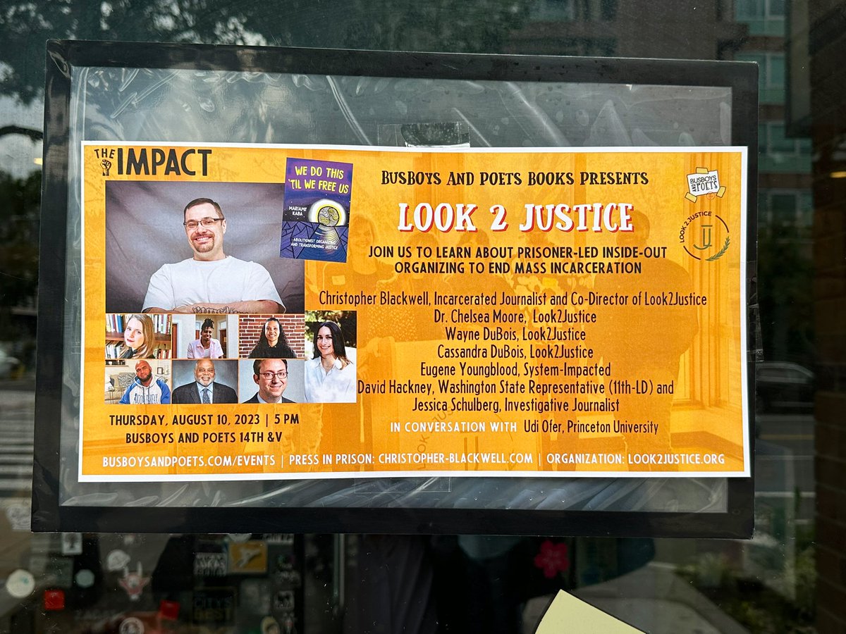 udiofer_'s tweet photo. Looking forward to moderating this event tonight at @busboysandpoets! Starring @ChrisWBlackwell, @Hackney4the11th, @ChelseaLynMoore  and many more. We're going to talk about inside-out strategies to end mass incarceration, defeating tough on crime politics, and more. Join us! https://t.co/cY5Us2PpbL