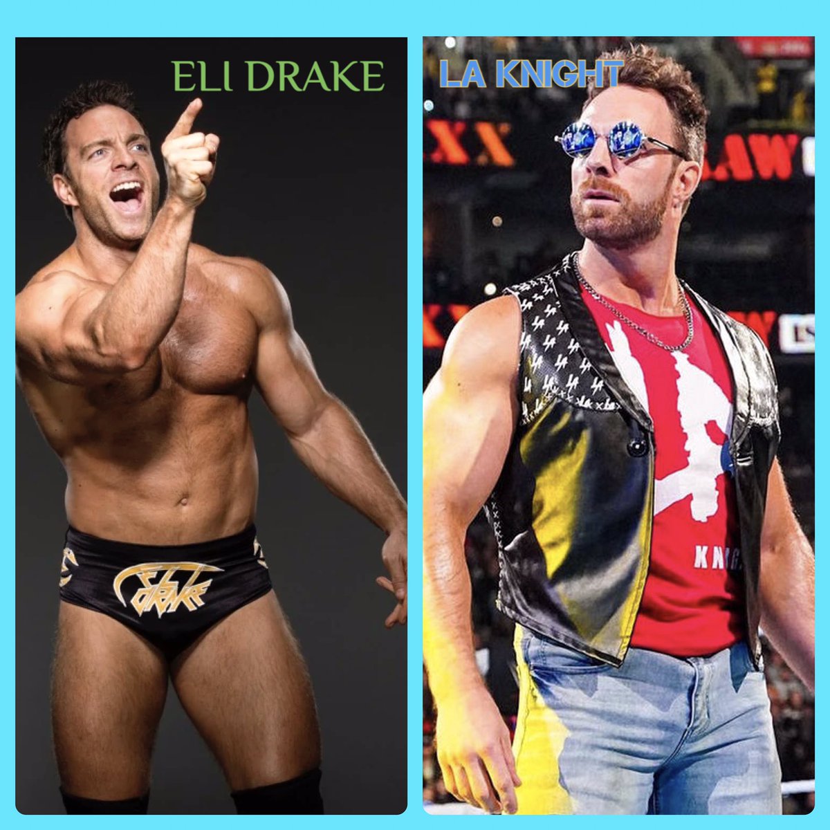 #LetMeTalkToYa. From his time in #AEW as #EliDrake to now in #WWE as #LAKnight, LA Knight is the face of Wrestling and Sports Entertainment. LA has such tenacity and skills as a wrestler and a unique, versatile mic and promo ability. LA's charisma is GOLD. @RealLAKnight #YEAH 😘!