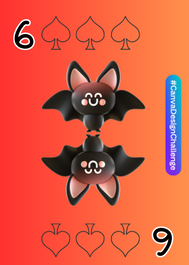 Jax705's tweet photo. #CanvaDesignChallenge BAT CARD https://t.co/apGoPnyKus