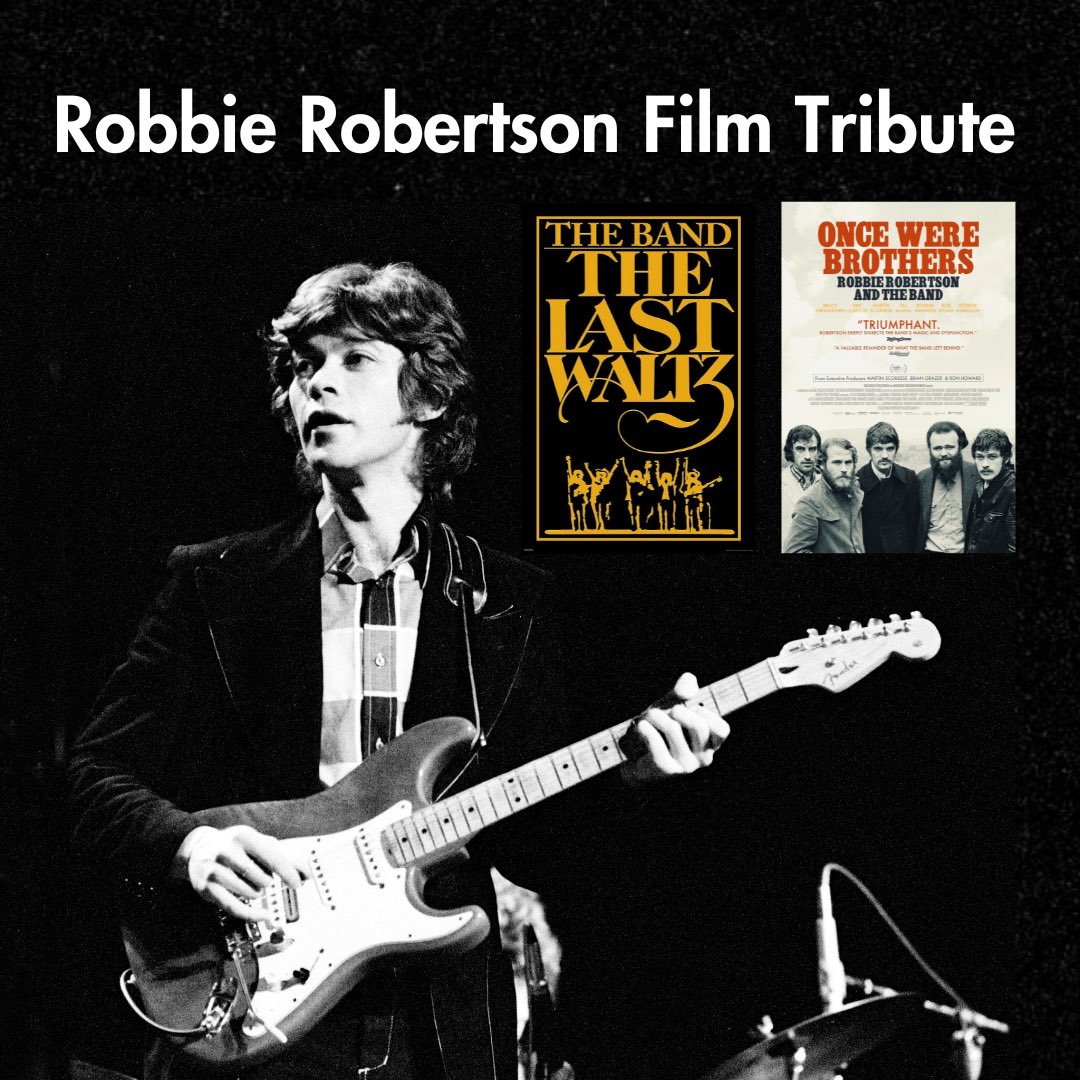 In honour of the late, legendary guitarist and songwriter Robbie Robertson, we are screening THE LAST WALTZ and ONCE WERE BROTHERS. Proceeds will be donated to the Six Nations of the Grand River to support a new Woodland Cultural Center. More info at playhousecinema.ca
