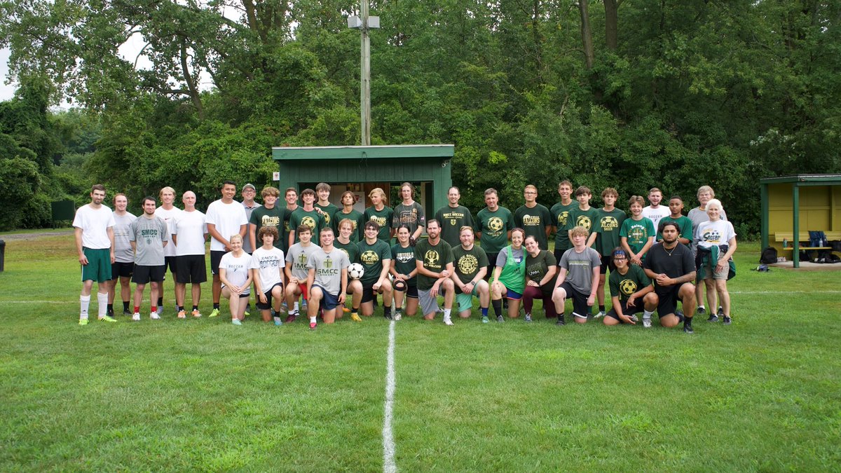 SMCCMonroe's tweet photo. It was great to see some familiar faces back on the pitch this past Sunday for our annual SMCC Soccer Alumni Game. Thank you to all of the former Kestrels &amp; Falcons who came out to The Nest to renew old friendships, support our programs, and celebrate the history of SMCC Soccer! https://t.co/sKaQmvgw4h