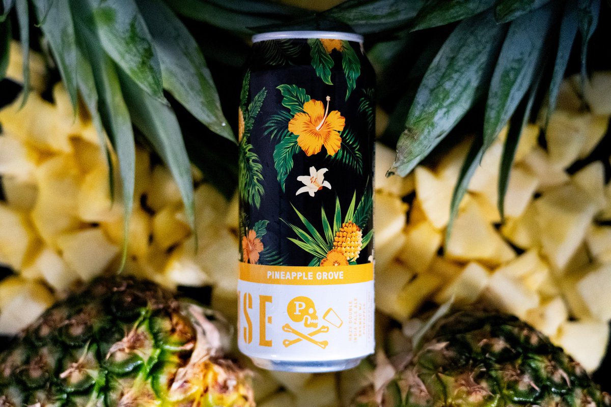 This year’s batch of the fruity favorite Pineapple Grove Hazy DIPA drops this Friday at all locations!

Available on draft and in to-go 4-packs 🍍🍊🍈

#pinthouse #canrelease #pineapplegrove #hazy #tropical #austintx