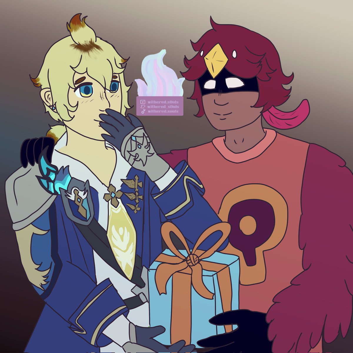 The crossover nobody asked for

I'm way too lazy to render this

#genshin #omeshot #mika #calamus