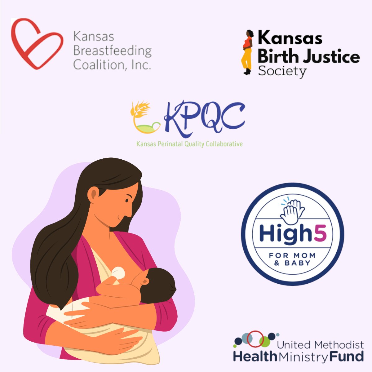It’s National Breastfeeding Month and we are proud to work alongside many great partners and leaders in our state making improvements in the lives of families in Kansas. ksbreastfeeding.org, high5kansas.org, kansaspqc.org, ksbirthjustice.org