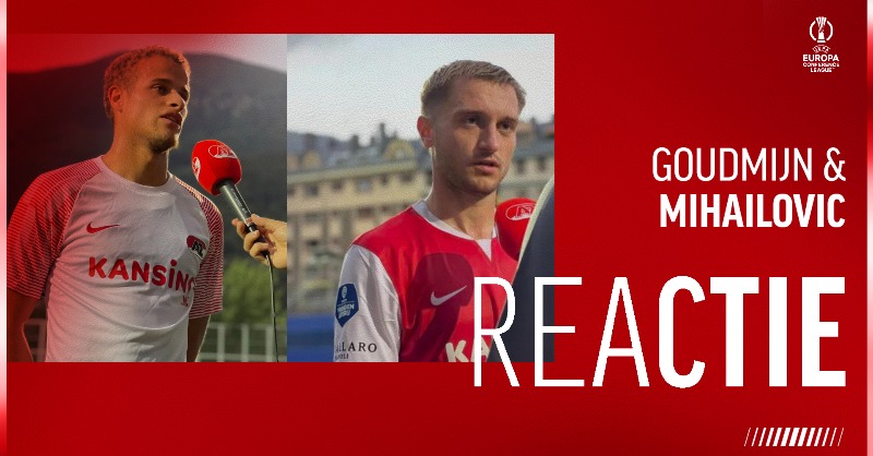 AZAlkmaar's tweet photo. 🎙️ 𝙋𝙤𝙨𝙩 𝙈𝙖𝙩𝙘𝙝 𝙄𝙣𝙩𝙚𝙧𝙫𝙞𝙚𝙬
💬 Mihailovic: "Had weinig tijd om te reageren."
💬 Goudmijn: "Was er eerlijk gezegd niet mee bezig."
#AZ #sanaz (0-1) #UECL