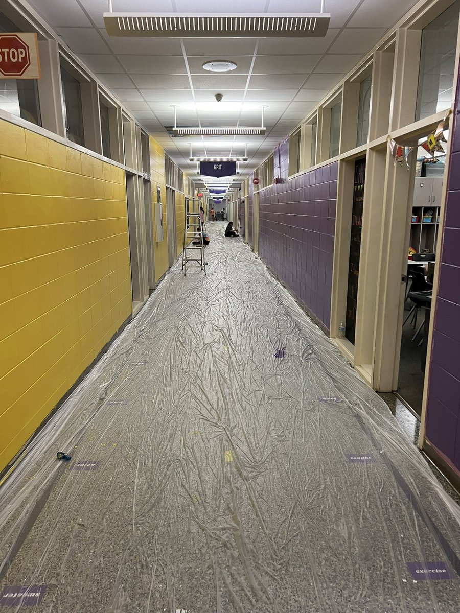The walls In the Eagles Nest got a major update this week! Primed &amp; re-painted, awaiting the arrival of our scholars in a few weeks! 🦅