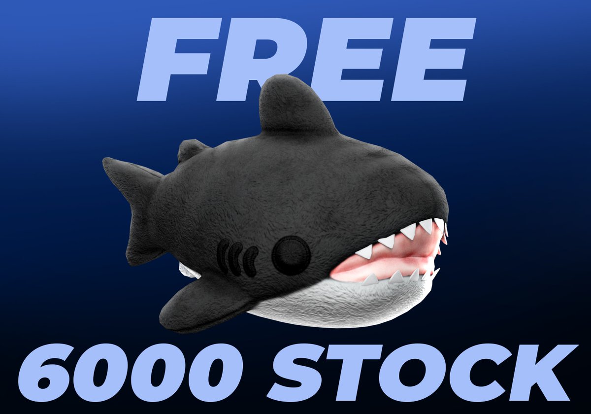 **FREE UGC**
you guys wanted the black shark! here it is!

2k likes and i'll make it achievable in-game

#freeugclimiteds #ROBLOX #RobloxUGCLimited