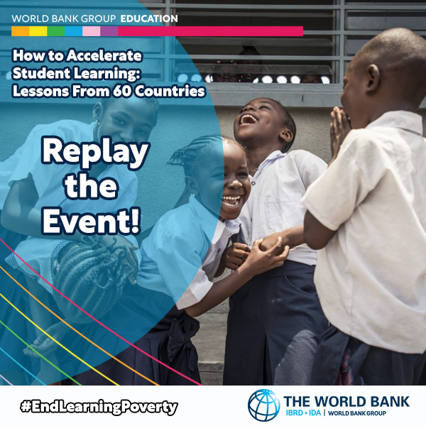 WBG_Education's tweet photo. According to a joint survey of 34 Sub-Saharan African countries, only 3 were implementing long-term remedial measures to protect learning.

Find out why countries need to #RecoverEducation, accelerate learning, and #EndLearningPoverty.

Replay our event: https://t.co/mMHQrhjGyU https://t.co/TT3PxgiDGU
