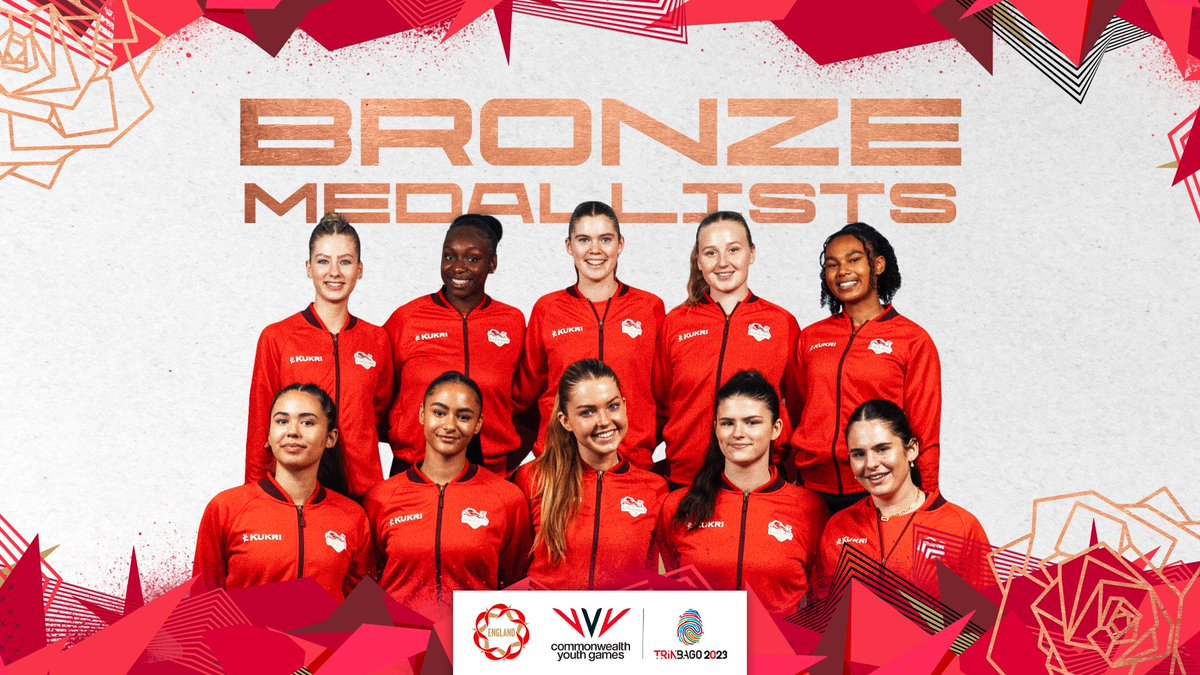 England Netball (@englandnetball) on Twitter photo A brilliant bronze 🥉
Congratulations to <a href="/sheonahforbes/">Sheonah Forbes</a>, <a href="/DarcieEveritt/">Darcie Everitt</a> and the whole <a href="/TeamEngland/">Team England</a> squad 👏
#Trinbago2023 A brilliant bronze 🥉
Congratulations to <a href="/sheonahforbes/">Sheonah Forbes</a>, <a href="/DarcieEveritt/">Darcie Everitt</a> and the whole <a href="/TeamEngland/">Team England</a> squad 👏
#Trinbago2023