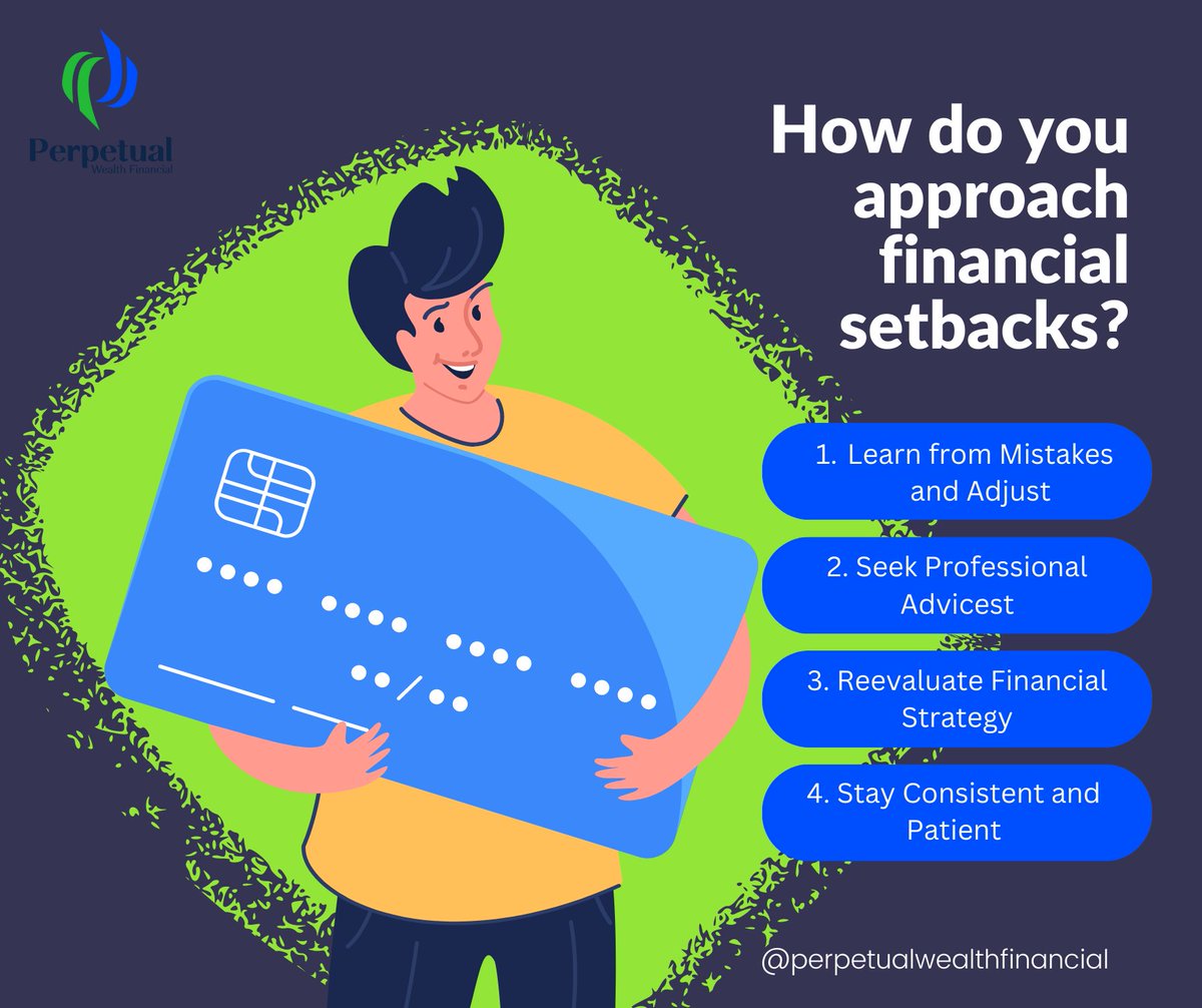 CKlamo's tweet image. Dealing with setbacks is a part of the journey. Share your approach!
#FinancialSetbacks #Resilience #Poll