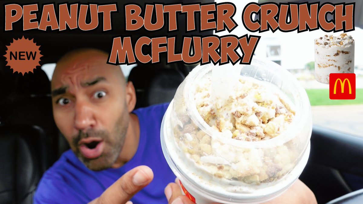 BigBen_New's tweet photo. McDonald's New Peanut Butter McFlurry is out!! Worth the buy? Check out the Youtube Review - https://t.co/1mM2IGMs1O #mcdonalds #burgerking #wendys #icecream #mcflurry #dessert #sweettooth #foodie #foodreview #hungry #lunch #dinner #cheatmeal https://t.co/EkHY3WTRFM