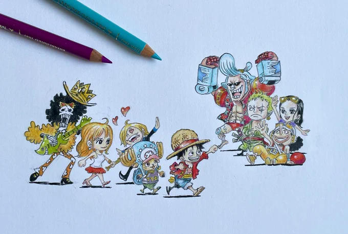 チビワンピ 模写 #ONEPIECE #模写
