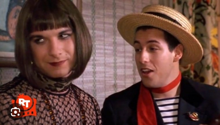 PunkFlamingo1's tweet photo. @ParkinsSpiegel Liev and Adam Sandler in Mixed Nuts https://t.co/FzzrjqLIUJ